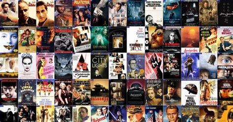Top 1000 Movies Of All Time As Voted By Users Of The Internet Movie