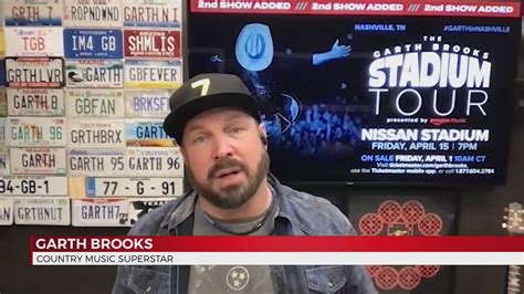 Garth Brooks Adds Second Nashville Stadium Show Youtube