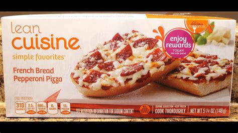Healthy eating for diabetes is. Lean Cuisine: French Bread Pepperoni Pizza Food Review ...