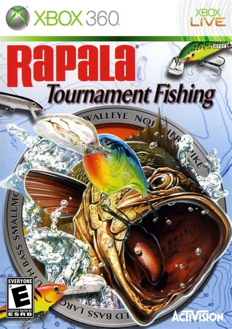 Rapala Tournament Fishing Xbox 360 Sports Game Australian G Rated Edition Rapala Wii Games