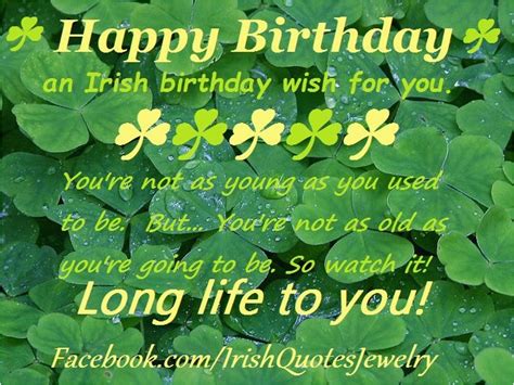 Irish Happy Birthday Quotes Birthdaybuzz