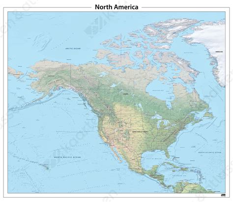 13 Landkaart Noord Amerika