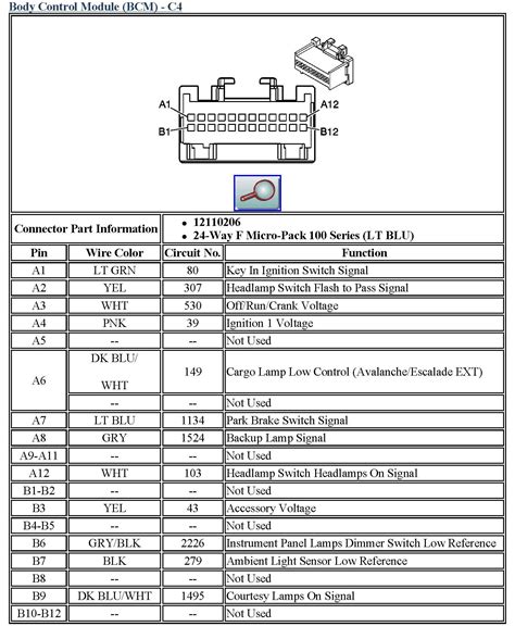 2004 Chevy Tahoe Radio Wiring Diagram Cadicians Blog