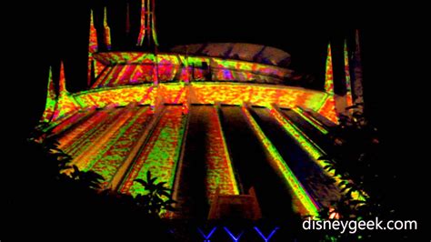 Disneyland Space Mountain Ghost Galaxy Projection Clips Youtube