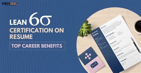 Lean six sigma on resume - Career Benefits