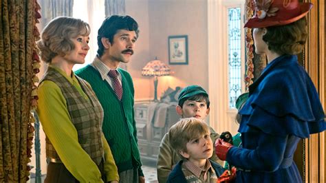 First Look New ‘mary Poppins Returns Photos Show Ben Whishaw And Emily Mortimer As Grown Up