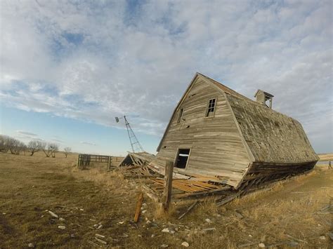 Hd Wallpaper Prairie Old School Abandoned Rural Building