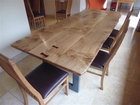 Rather than cutting the edge straight. Bespoke Live Waney Edge Oak Handmade Dining Table | Quercus Furniture
