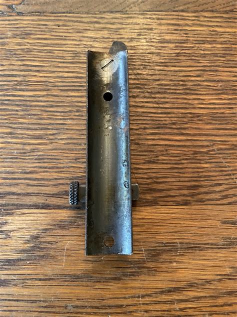 Us 1898 Krag Rifle Complete Rear Sight No Screws 1901 Used Nice Ebay