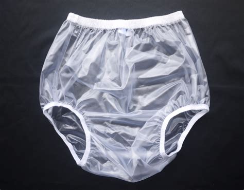Abdl Haian Adult Incontinence Pull On Plastic Pants Color Transparent