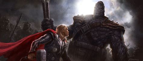 Thor The Dark World Concept Art By Andy Park Concept Art World