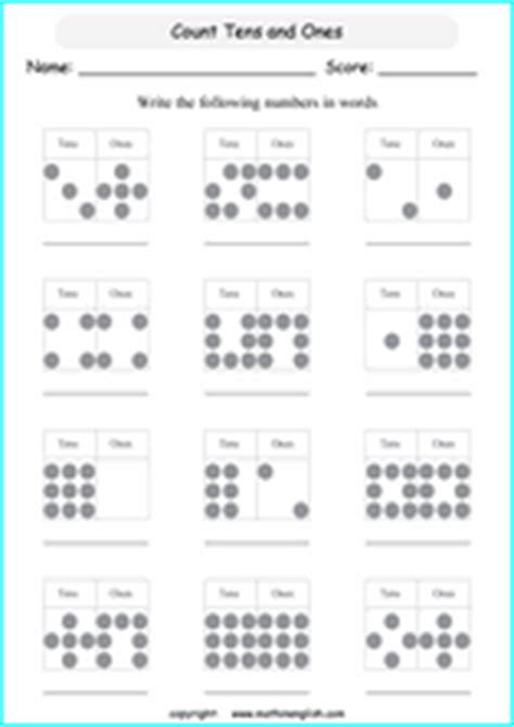 Multiplying and dividing powers of ten worksheet with answer key. Printable Place Value worksheets and exercises for math ...