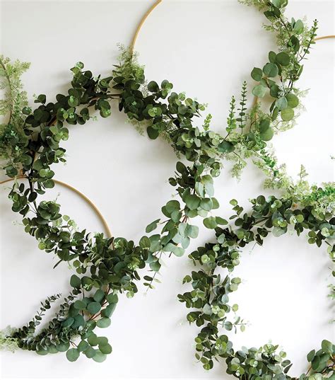 How To Make A Greenery Wreath Backdrop Diy Wedding Garland Greenery