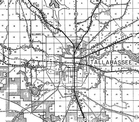 Large Detailed Map Of Tallahassee