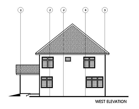 Roof Plan Of 15x14m Duplex House Plan Is Given In This Autocad Drawing