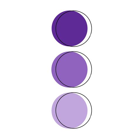 Pallete Purple Colors Coloring Stickers Aesthetic Stickers