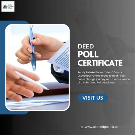 How To Apply For A Deed Poll Certificate Online With Ukdeedpoll By