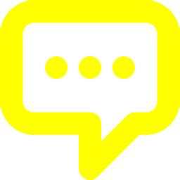 Yellow message 2 icon - Free yellow message icons