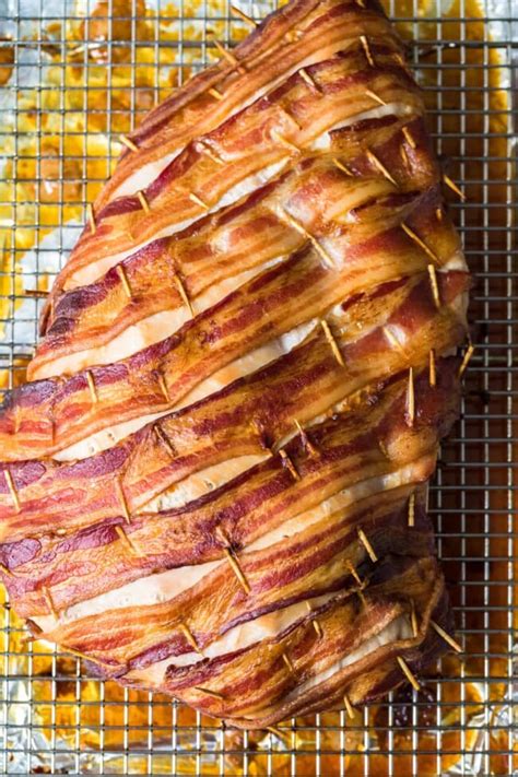 Bacon Wrapped Turkey Breast Recipe The Cookie Rookie®