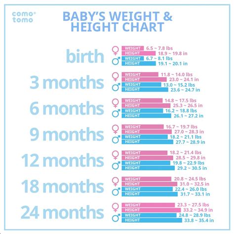 Baby Weight And Height Chart Baby Weight Chart Baby Boy Growth Chart