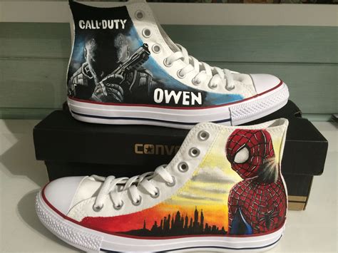 Spider Man Call Of Duty Me Too Shoes Sneakers Converse Sneaker