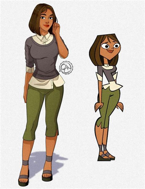 Artist Redraws 20 Total Drama Island Characters In A More Realistic Way