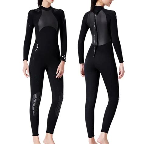 Premium Scr Neoprene 3mm Wetsuit Women Scuba Diving Thermal Surf Suit Long Sleeves Slim Fit