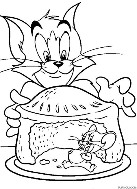 Tom Jerry Tail Swing Coloring Page Turkau The Best Porn Website
