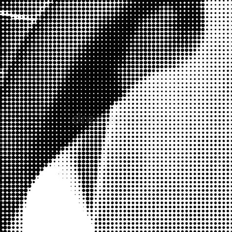 Symmetrical Halftone Dots Background Rectangular A4 Size Vector