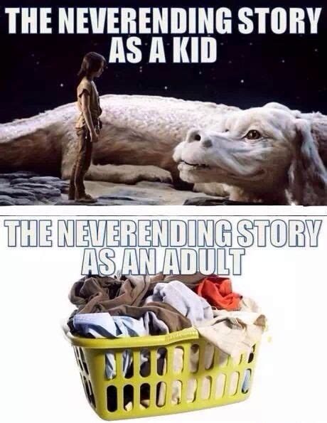 The Never Ending Story Laundry Humor The Neverending Story Funny Memes