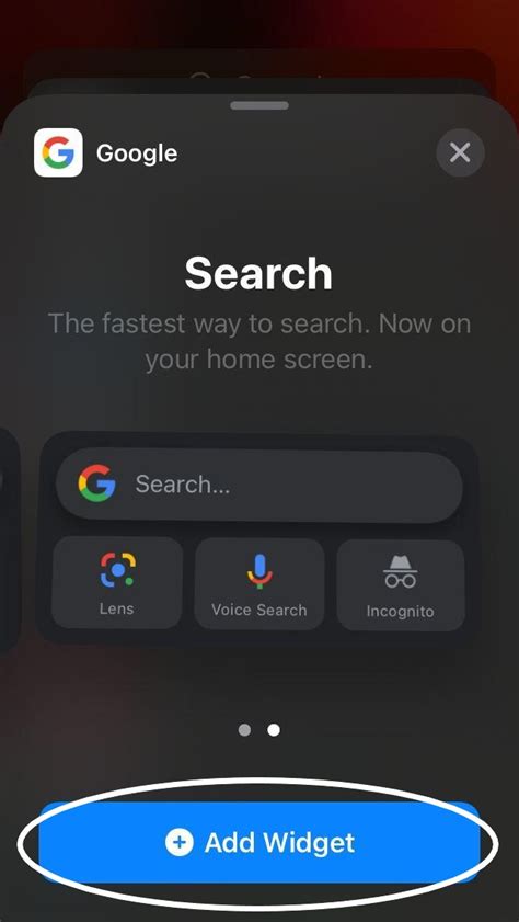 How to Add Google Search Home Screen Widget On iOS 14 ...