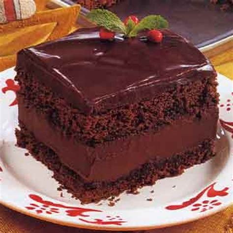 Mocha Layer Cake With Chocolate Rum Cream Filling Recipe Epicurious Com