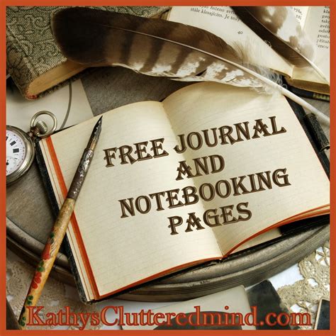 Free Notebooking and Journal Pages For Every Subject