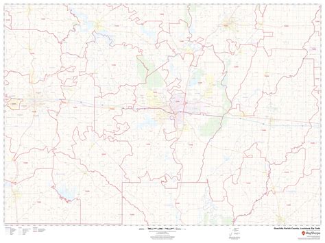 Ouachita Parish Zip Code Map Louisiana