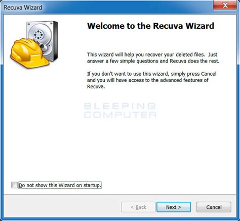 Recuva is a powerful recovery app that will enable you to restore almost any file you've deleted from your system, as well as view additional information about the files and apps you have. Download Recuva