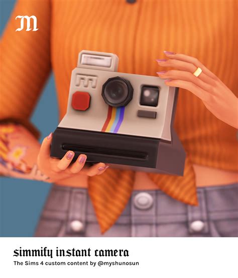 Simmify Instant Camera New Functional Camera The Sims Build Buy