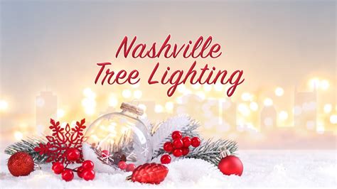 121021 Nashville Christmas Tree Lighting Youtube