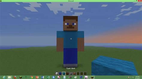 How To Build A Minecraft Steve Statue Youtube