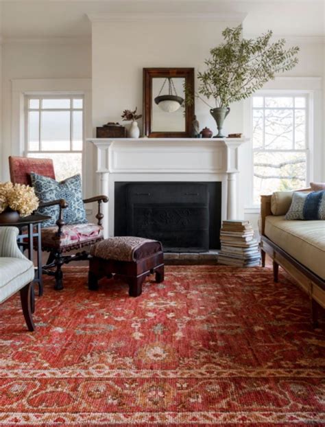 Pin By Mary Dalton On Interiors Living Room Red Rugs In Living Room