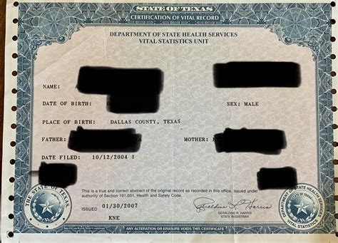 Birth Certificate Texas For Passport - prntbl.concejomunicipaldechinu
