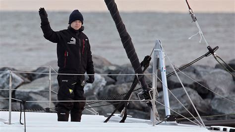 greta thunberg sets sail again after climate talks relocate the new york times