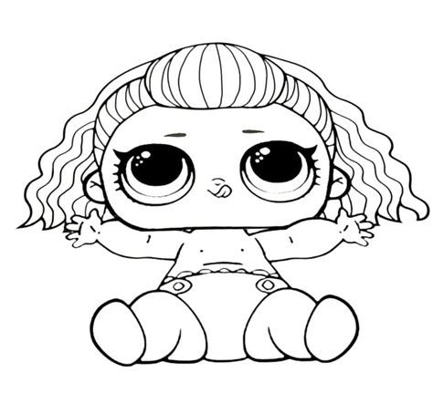 Lil 80s Bb Lol Doll Coloring Page Download Print Or Color Online