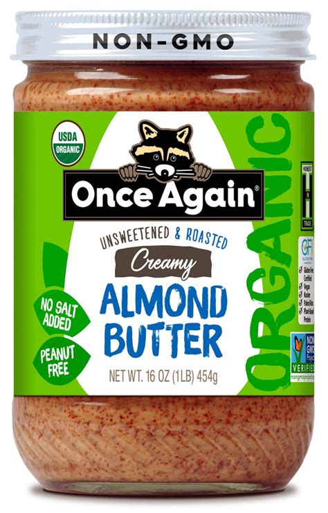 Organic Almond Butter Creamy Country Life Natural Foods