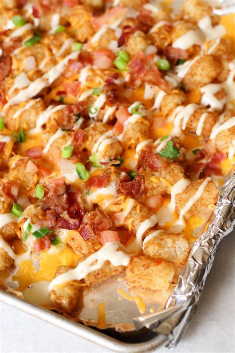 How to cook tater tots? Game Day Totchos (Tater Tot Nachos) | Six Sisters' Stuff ...