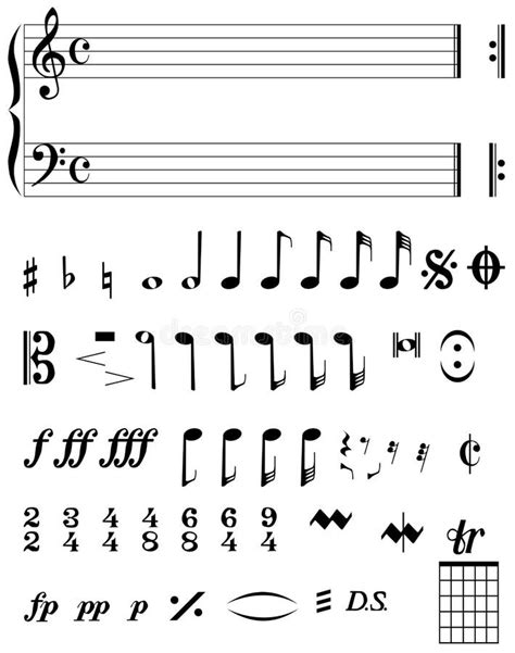 Musical Notation Stock Vector Illustration Of Part Icon 8459917