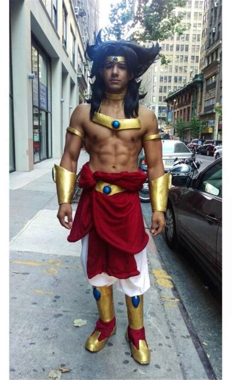 my second red and gold cosplay broly cosplay amino