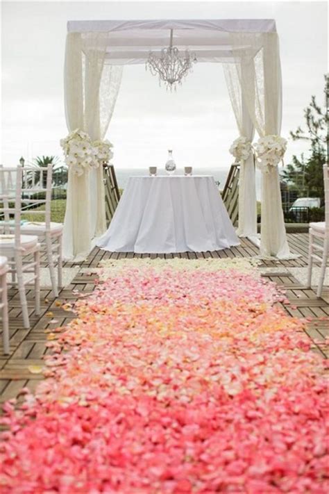 Beach Wedding Aisle Ideas Pink Lover