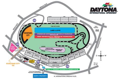 Daytona Road Course Map