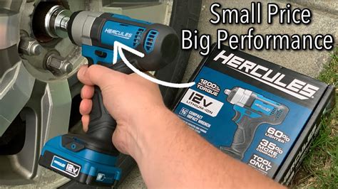 New Harbor Freight Hercules Impact Wrench Small Price Size Big Torque