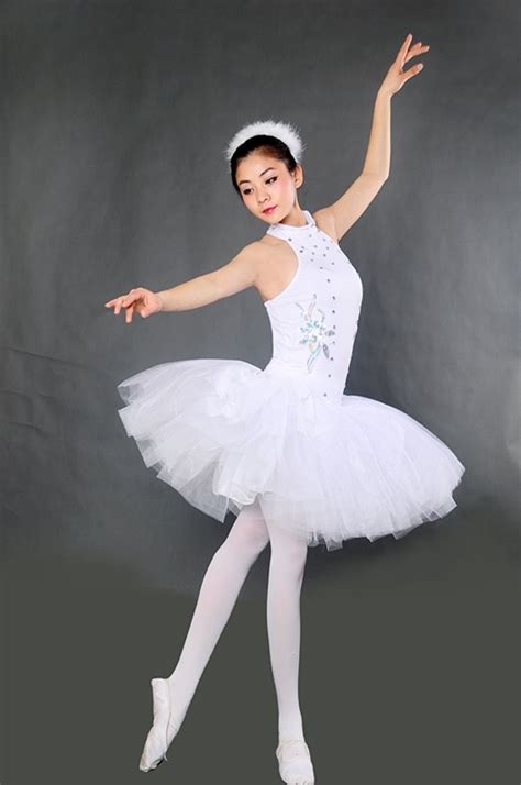 2017 Adult Professional Tutu Ballet Costumes White Camisole Leotard